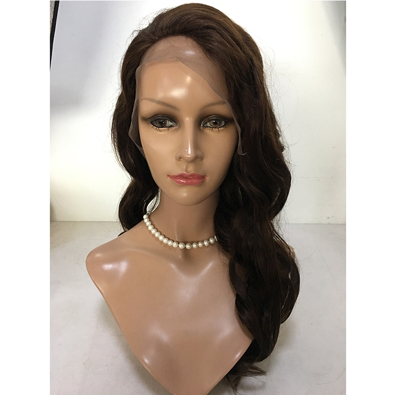 Full lace wig Virgin human hair wig natural wave YL336